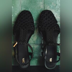 ZARA Flat Cage Sandals